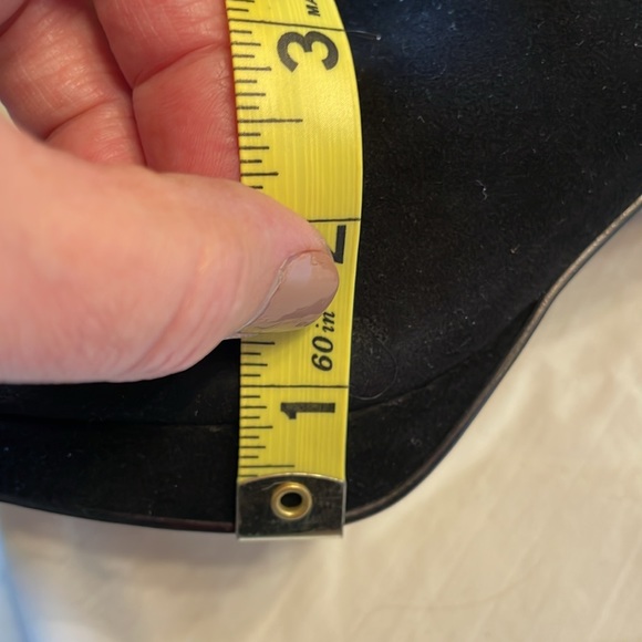 Adrienne Vittandini cuffed platform boot in black suede size 9.5 - Picture 8 of 8